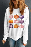 Pumpkin Graphic Long Sleeve Sweatshirt