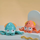 Octopus clockwork bath toy