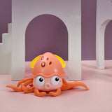 Octopus clockwork bath toy